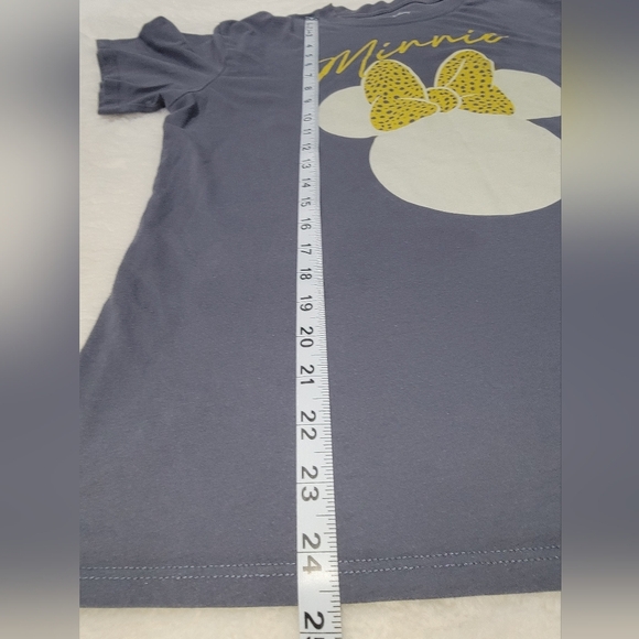 Disney Gray and Yellow Minnie Mouse Tee - Picture 4 of 4